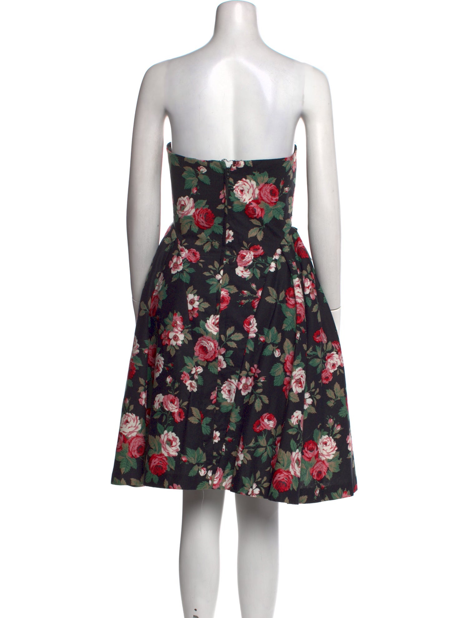 Victor Costa Floral Print Mini Dress